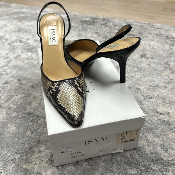 Isaac Mizrahi Elisa Python Print shoes w box sz 9 - Picture 4 of 5